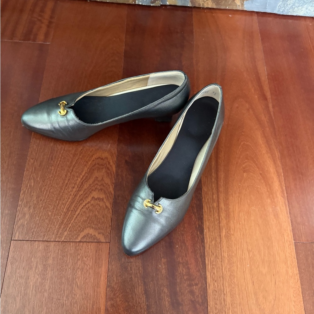 Dame E’le’gante - Gunmetal Heels